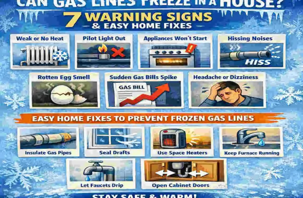 Can Gas Lines Freeze in a House? 7 Warning Signs & Easy Home Fixes