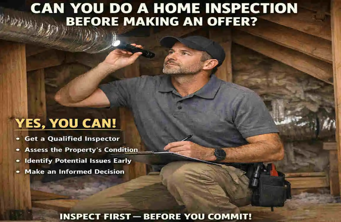 can you do a home inspection before