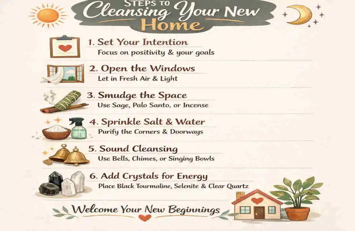 how to cleanse your new home