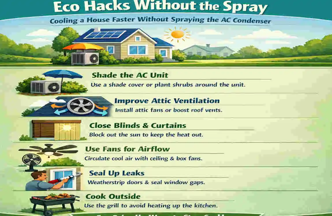 Does Spraying AC Condenser with Water Help Cool House Faster? Eco Hacks, Risk Bill-Cutting Guide