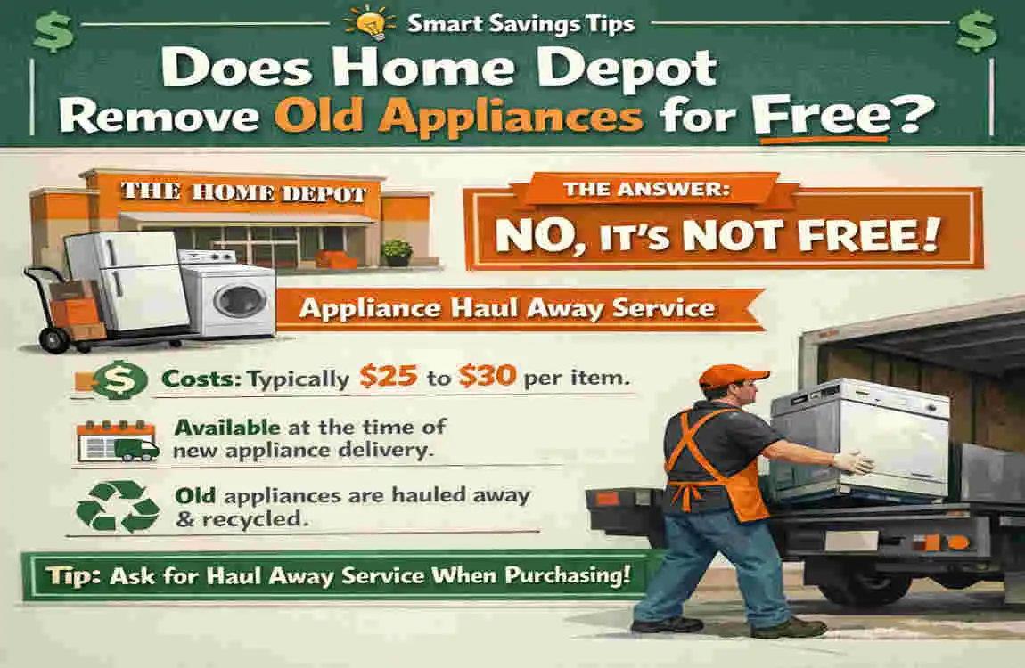 Does Home Depot Remove Old Appliances for Free? Fees, Process & Smart Savings Tips