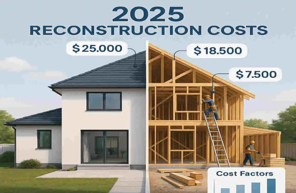 How Much Does It Cost to Reconstruct a House in 2025? Latest Price Breakdown and Factors Explained
