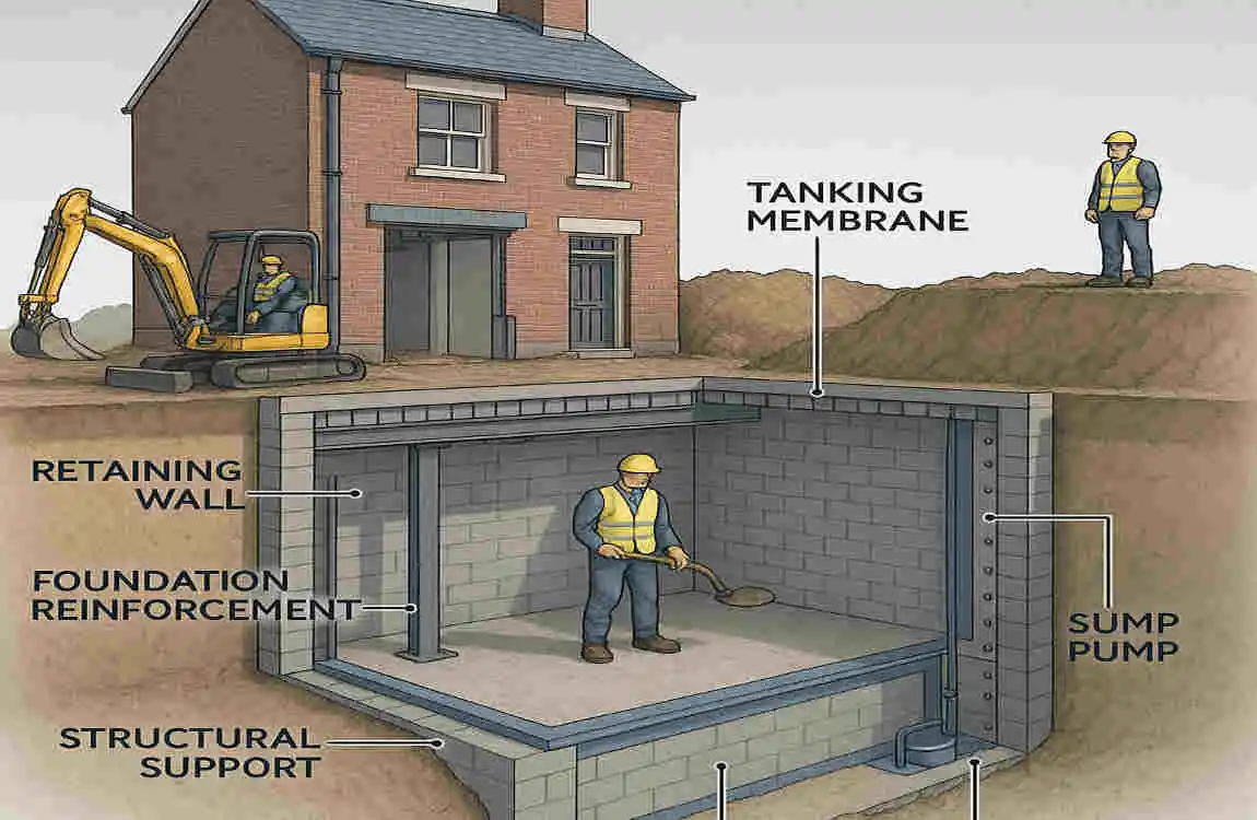 How to Build a Basement Under an Existing House in the UK: Expert Tips, Costs, and Latest Techniques