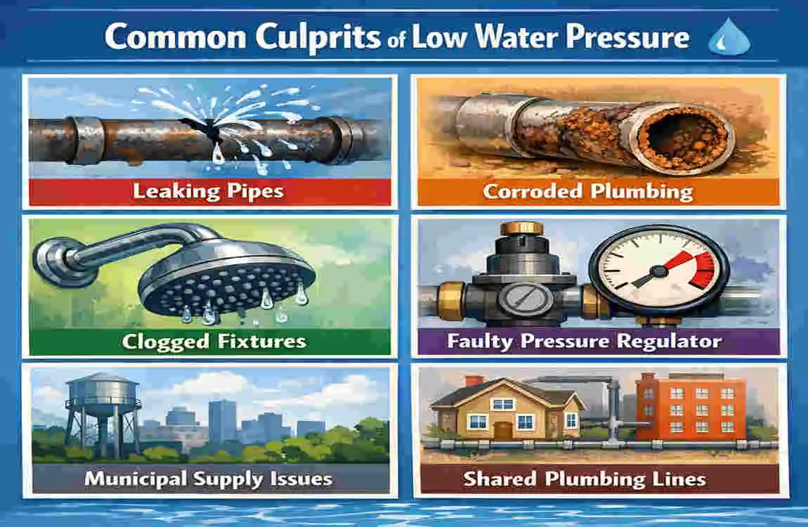 how to adjust water pressure in house plumbing