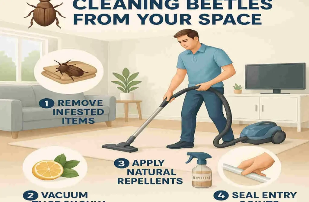 Step-by-Step Guide to Cleaning Beetles from Your Space