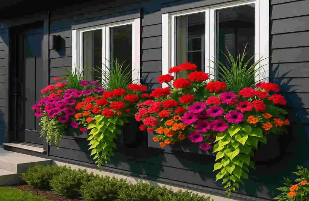 Best Outdoor Window Box Plants to Enhance Your Home’s Curb Appeal in 2025
