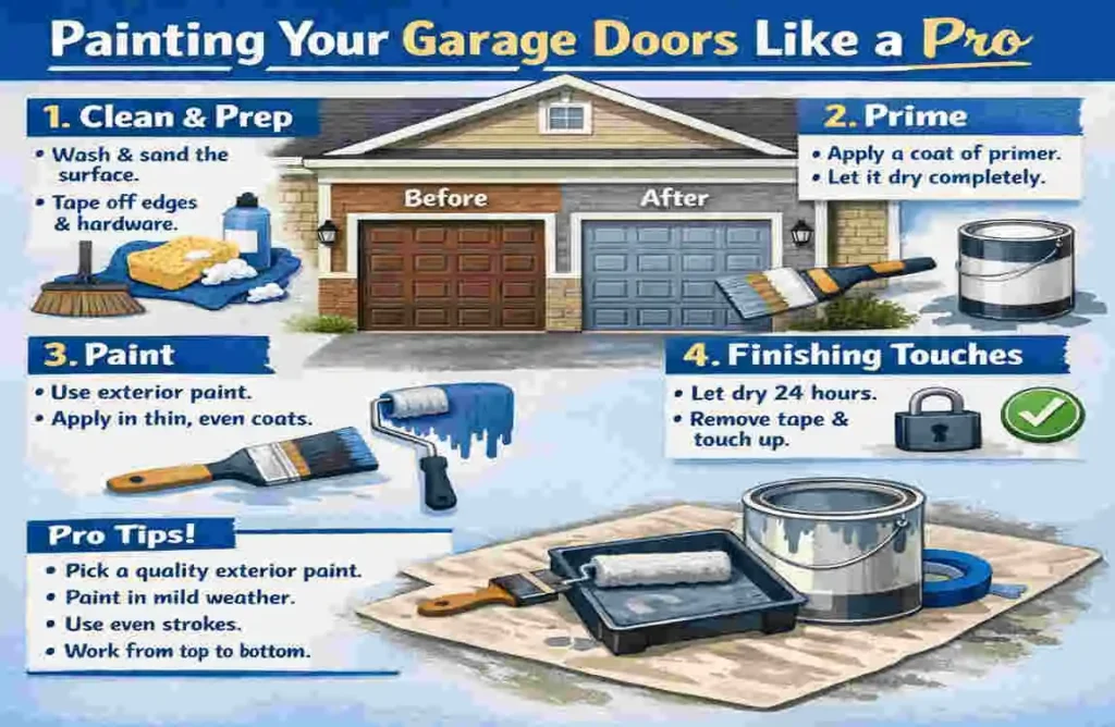 can you paint garage doors