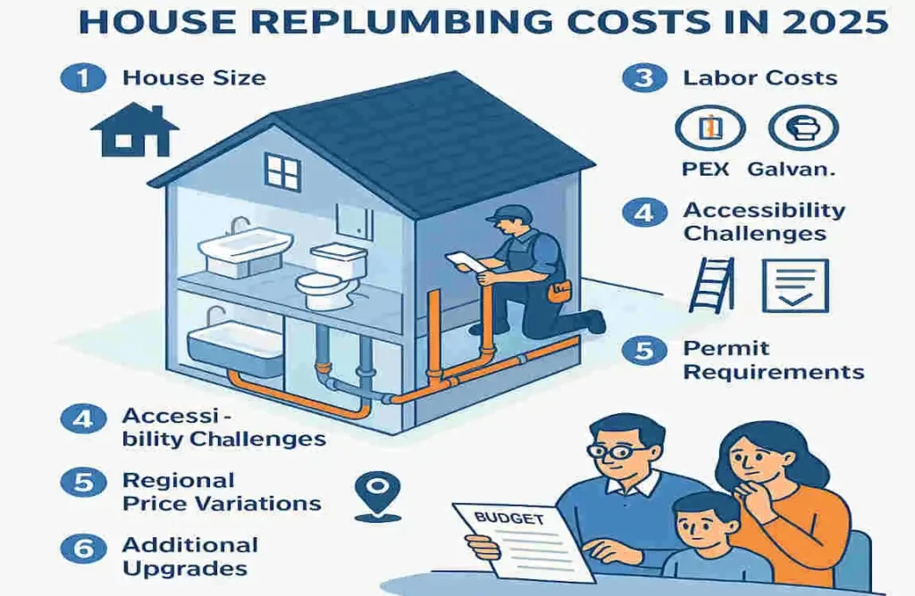 Top 7 Factors Affecting How Much It Costs to Replumb a House in 2025: Comprehensive Guide & Budget Tips