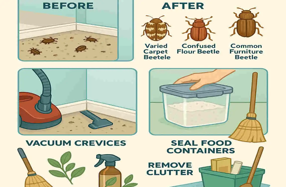 Step-by-Step Guide to Cleaning Beetles from Your Space