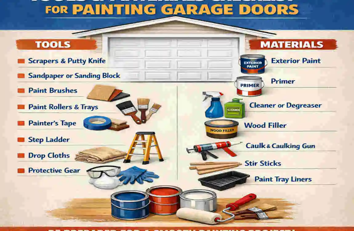 can you paint garage doors