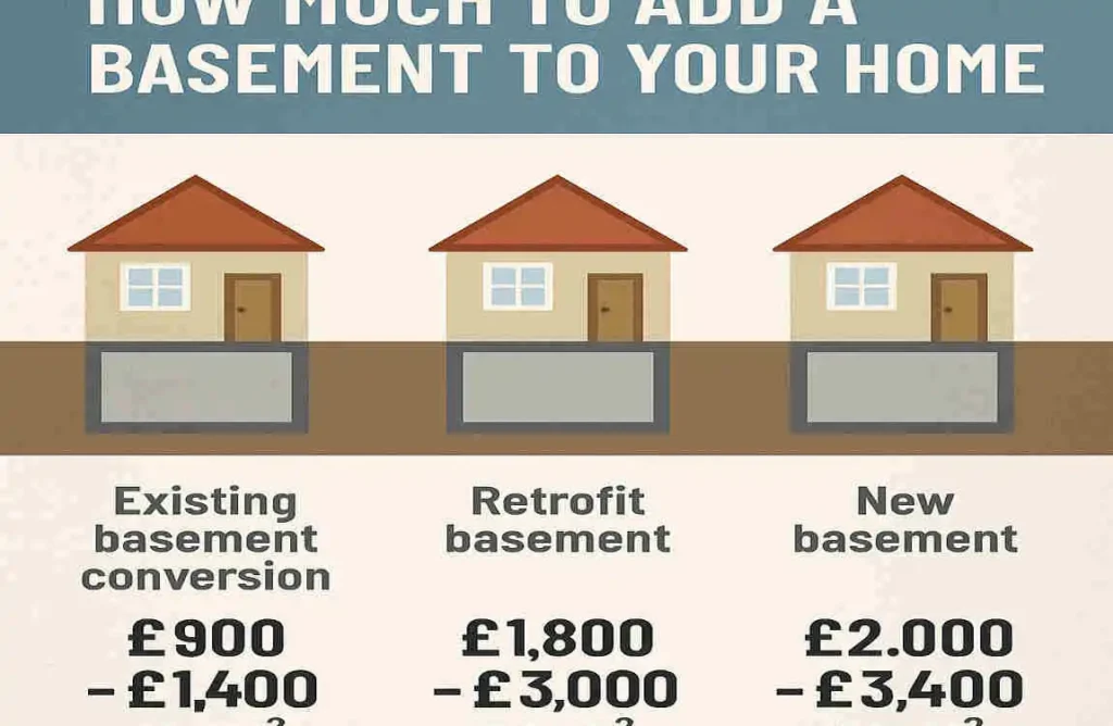 UK Basement Construction Cost Guide: How Much to Add a Basement to Your Home UK Basement Construction Cost Guide: How Much to Add a Basement to Your Home