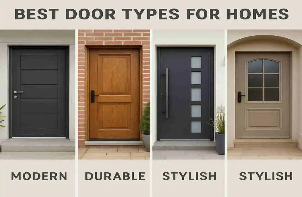 Best Door Types for Homes: Modern, Durable & Stylish
