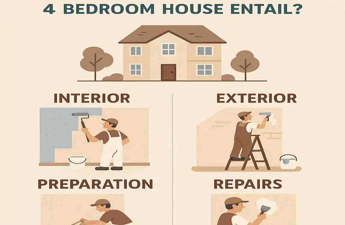 UK Cost to Paint a 4 Bedroom House: Complete Price Guide & Expert Tips to Save Money