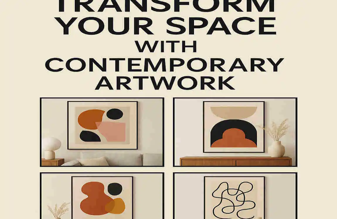 Contemporary Artwork Home Decor Ideas: Bold Statements, Nature-Inspired Themes & Innovative Materials to Transform Your Space