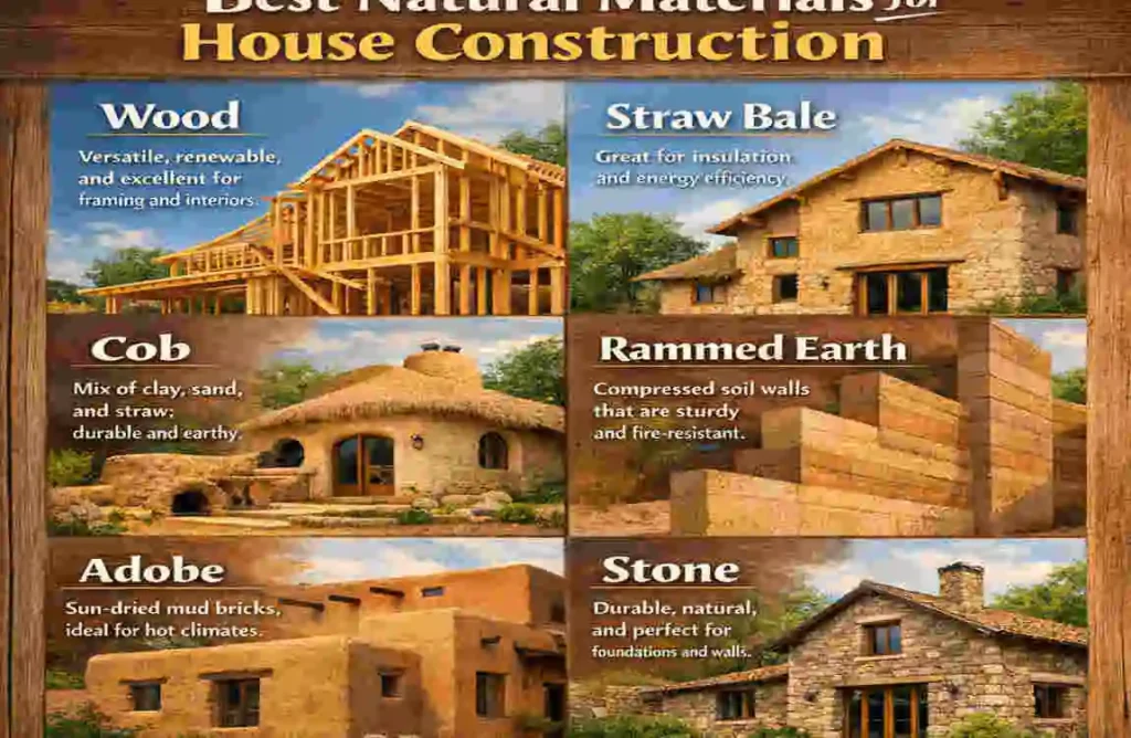 house construction natural material