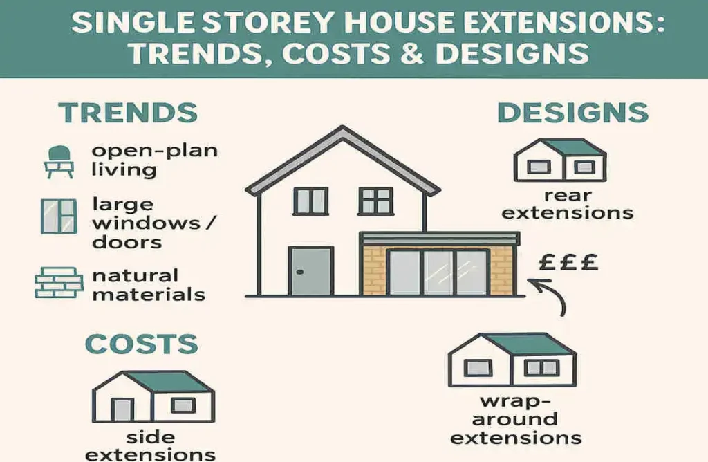 Ultimate Guide to Single Storey House Extensions: Trends, Costs & Designs Ultimate Guide to Single Storey House Extensions: Trends, Costs & Designs
