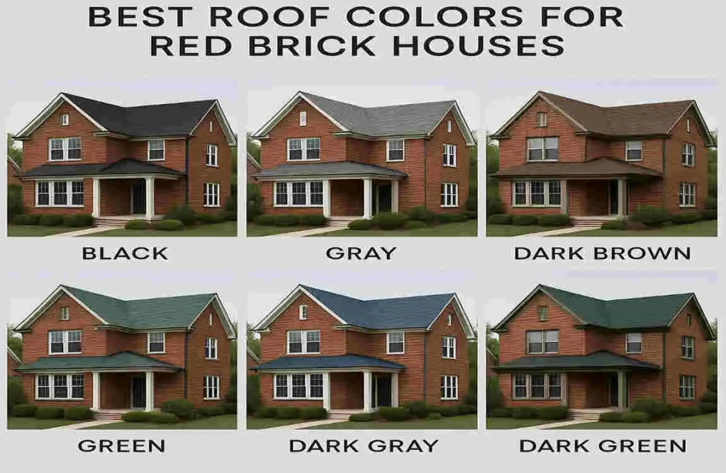 Best Roof Colors for Red Brick Houses: 7 Trending Picks for Ultimate Curb Appeal