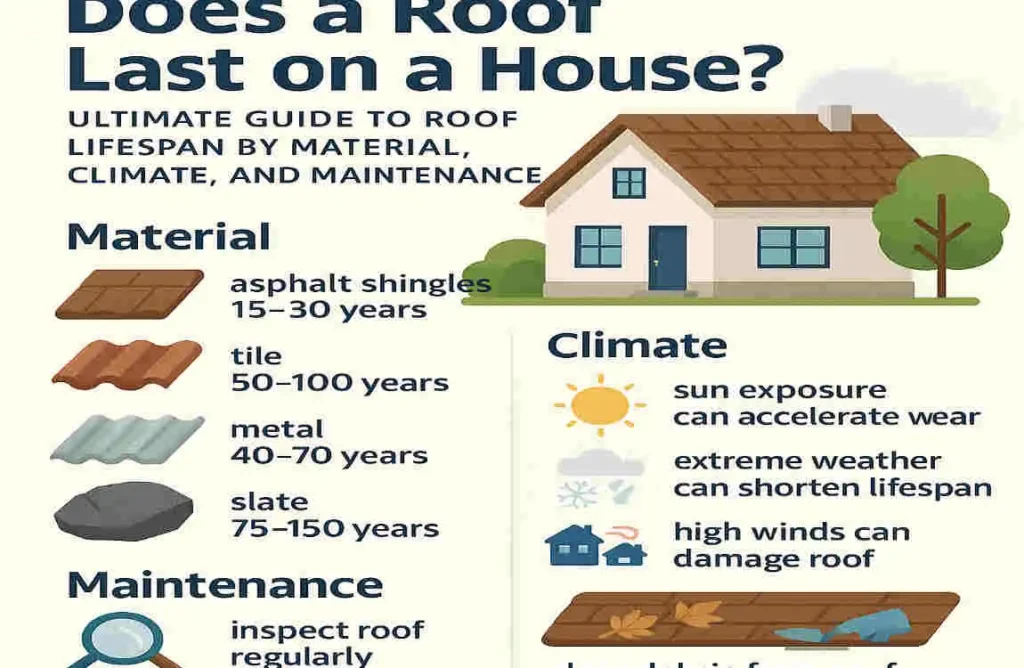 how long does a roof last on a house
