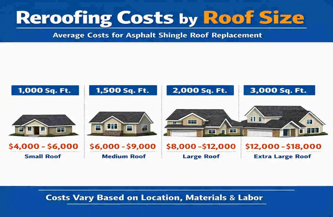 how much to reroof a house cost