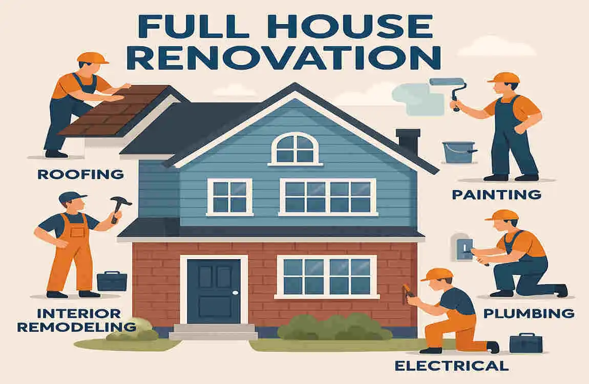 Average Cost of a Full House Renovation UK : Complete Budget Breakdown