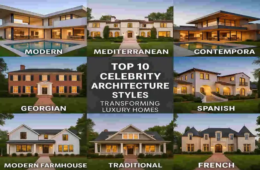 Top 10 Celebrity Architecture Styles Transforming Luxury Homes