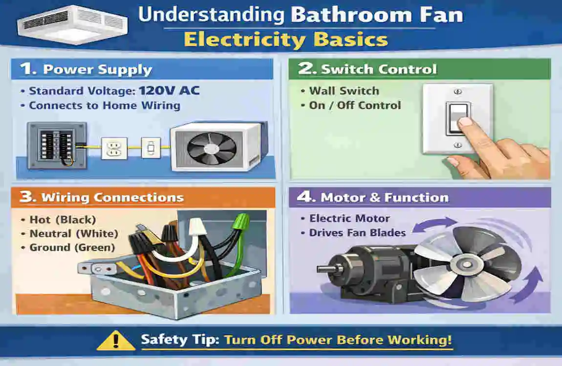 Does Bathroom Fan Use Electricity