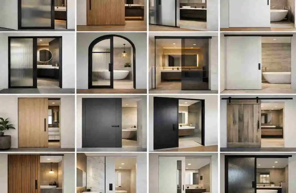 bathroom doors design latest