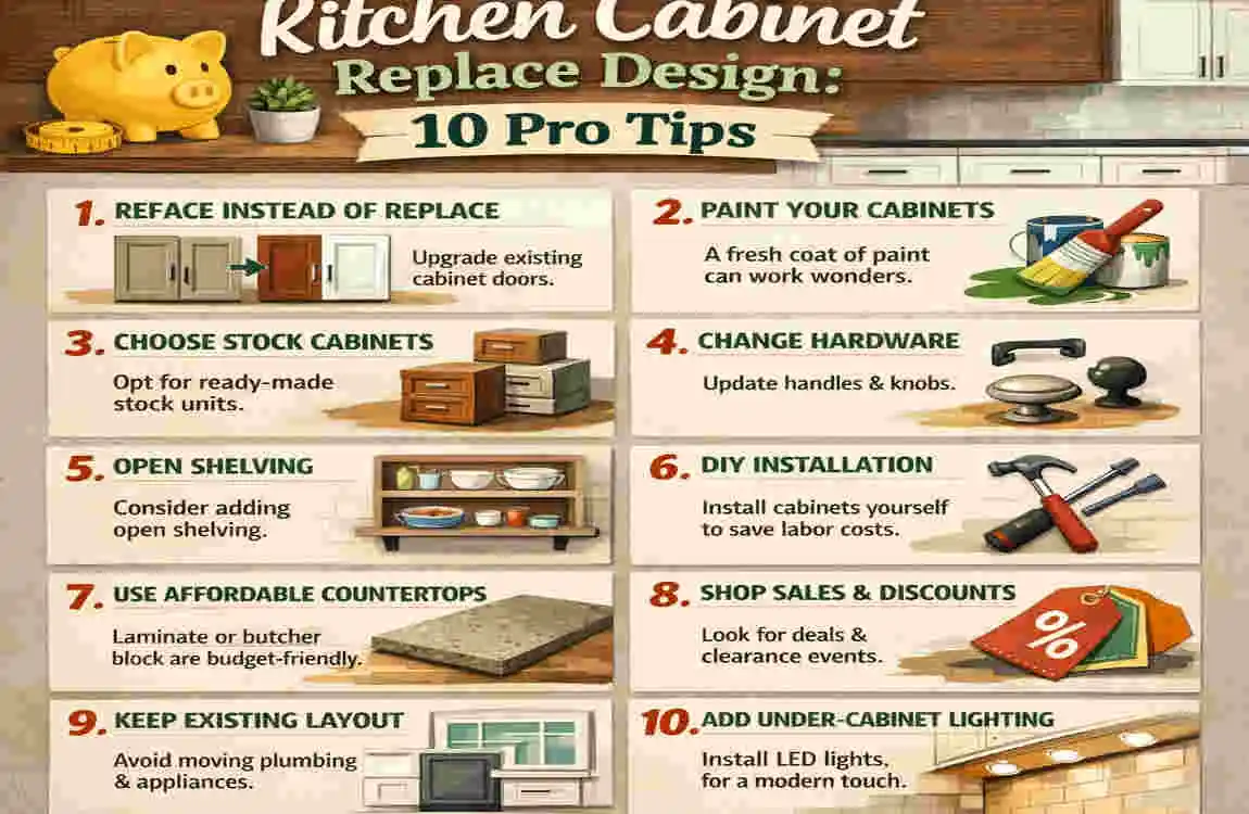 kitchen cabinet replace design