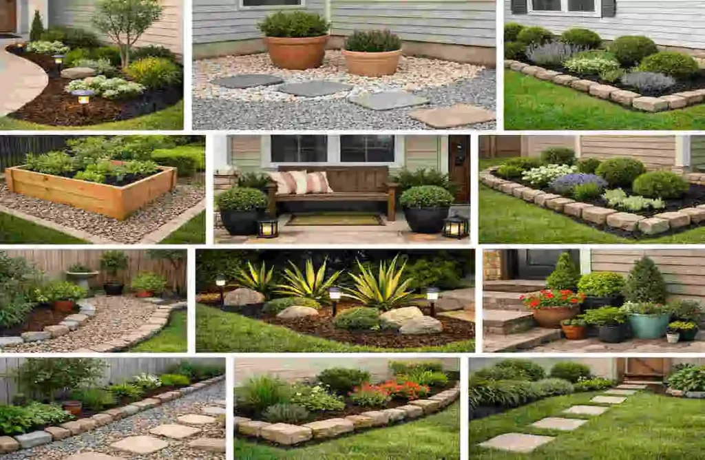 Simple landscape design for home