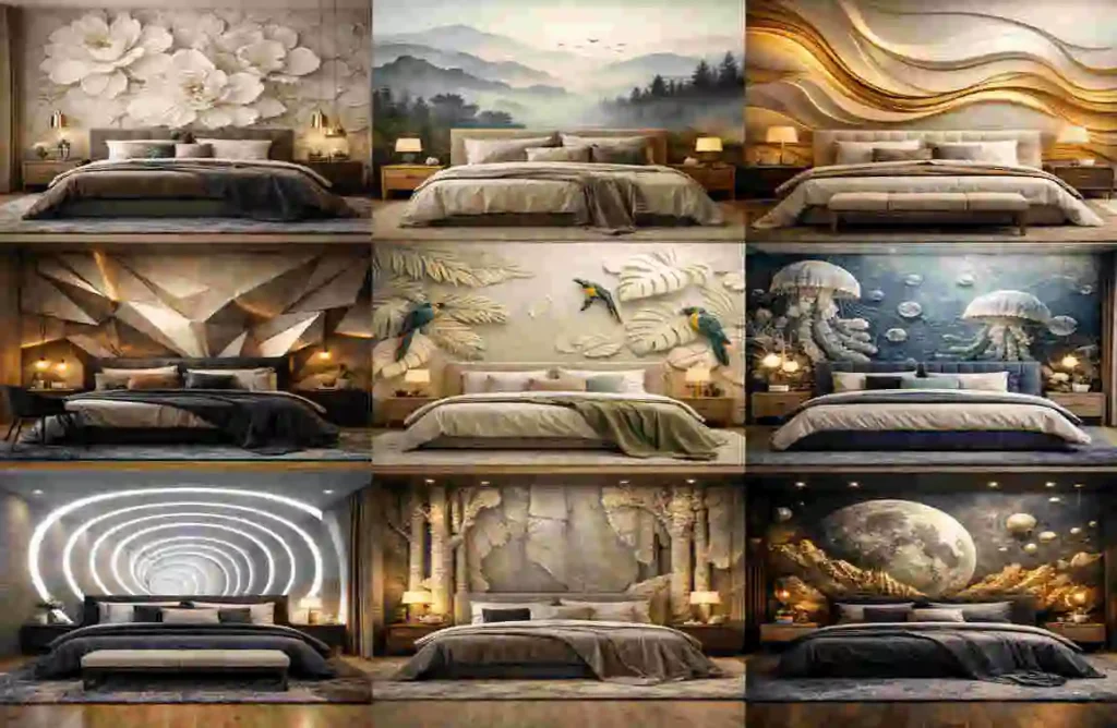 3d wallpaper bedroom design ideas
