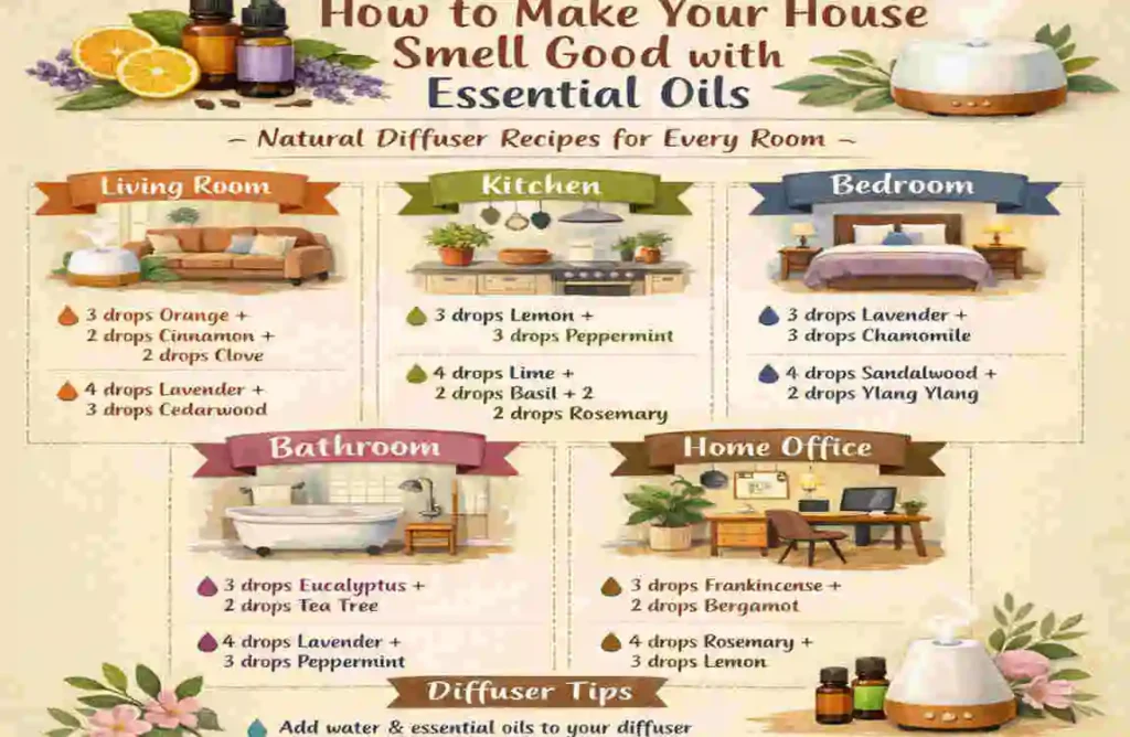 How to Make Your House Smell Good with Essential Oils: Natural Diffuser Recipes for Every Room How to Make Your House Smell Good with Essential Oils