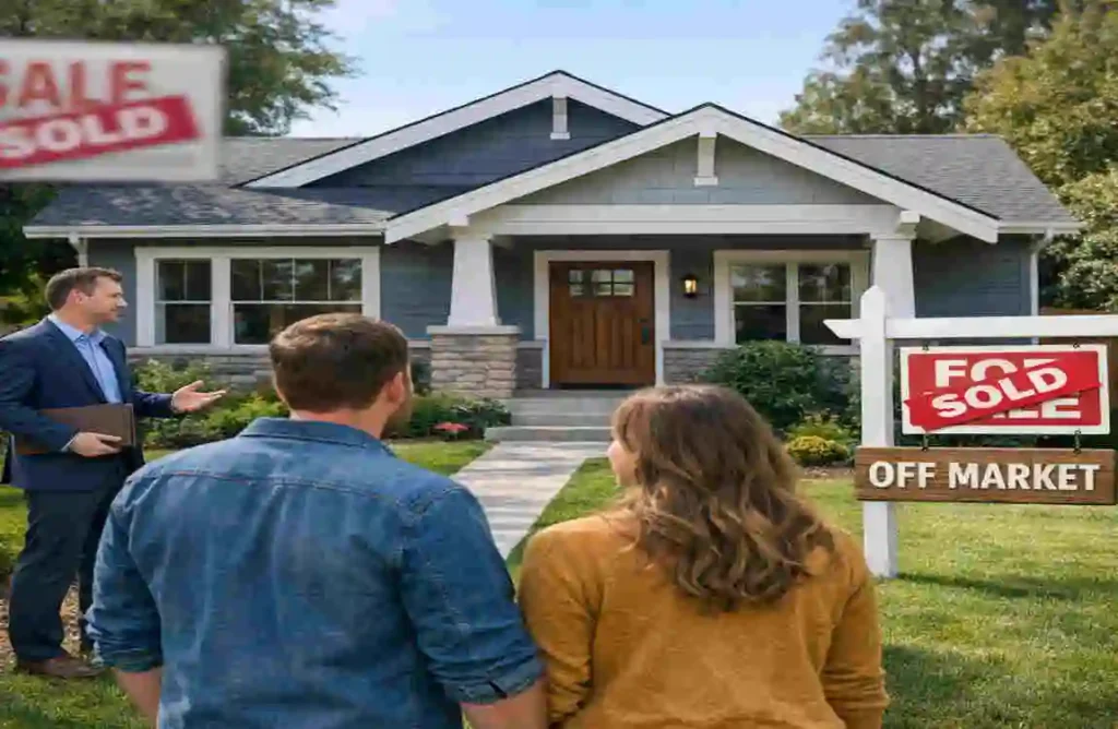 if a house is off market what does it mean