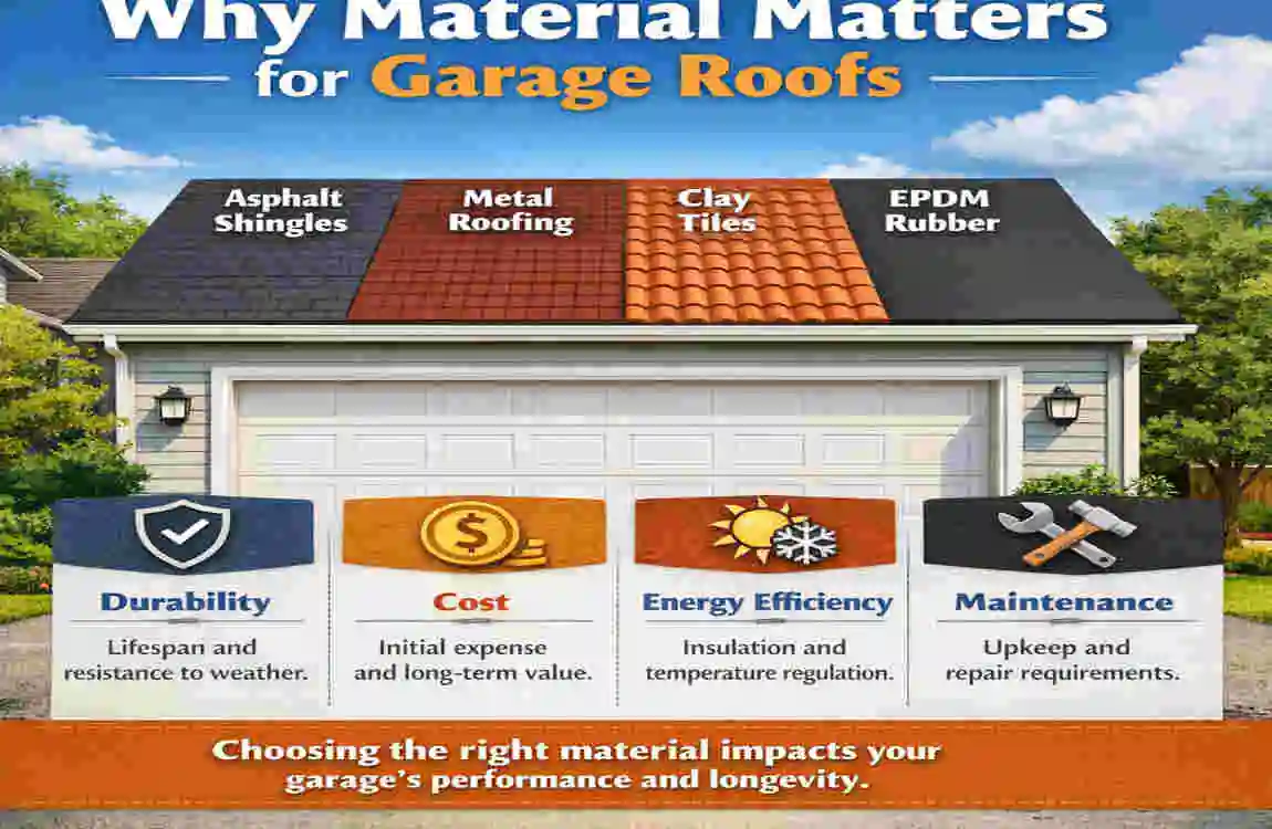 Best Garage Roof Materials