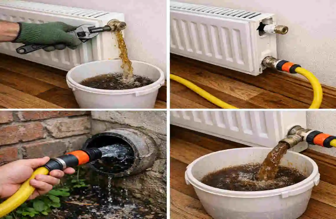 How to Flush a House Radiator with a Garden Hose
