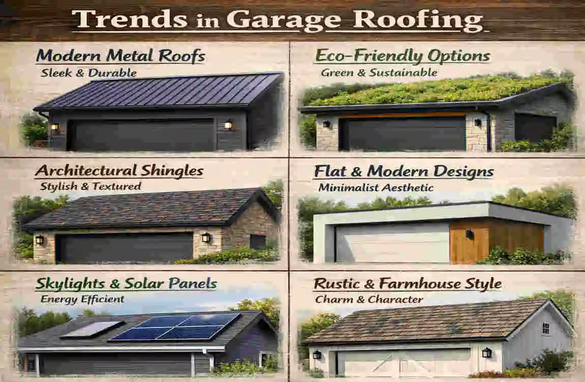 Best Garage Roof Materials