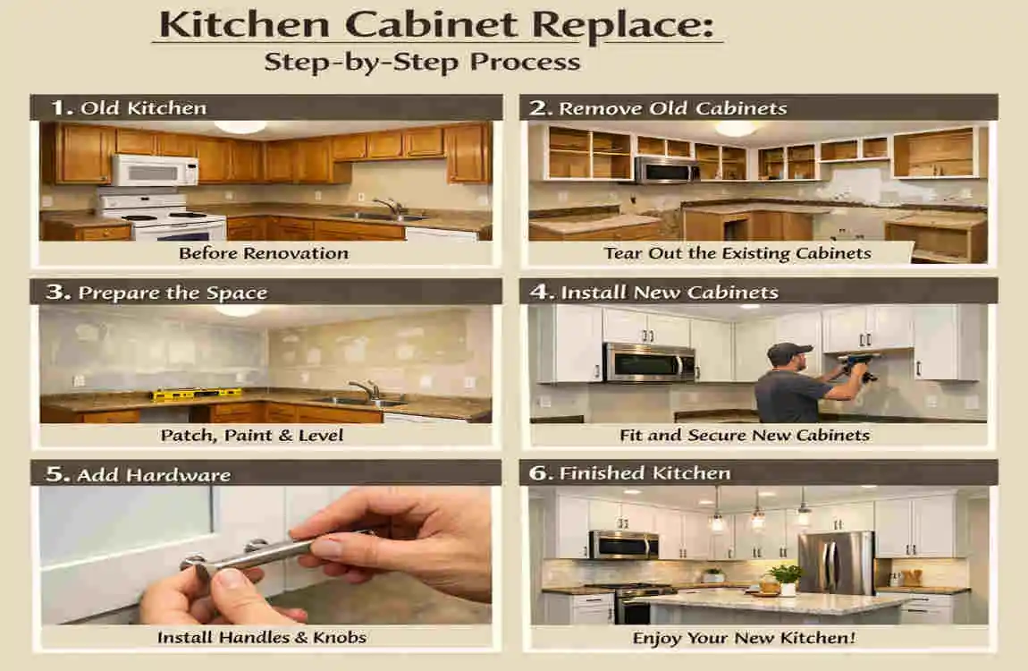 kitchen cabinet replace design