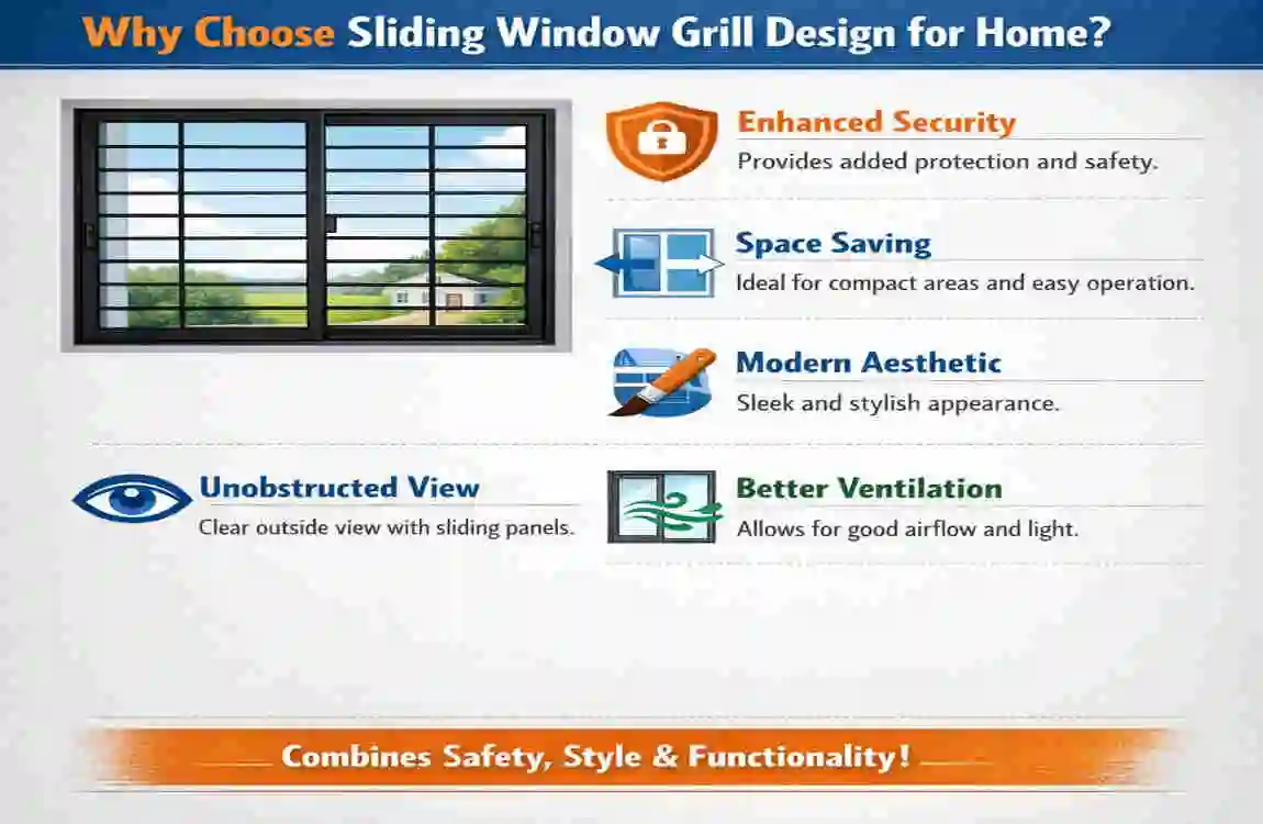 Sliding Window Grill Designs