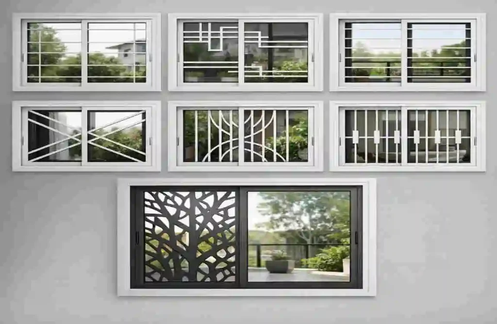 Top 7 Trending Sliding Window Grill Designs for Modern Homes Sliding Window Grill Designs