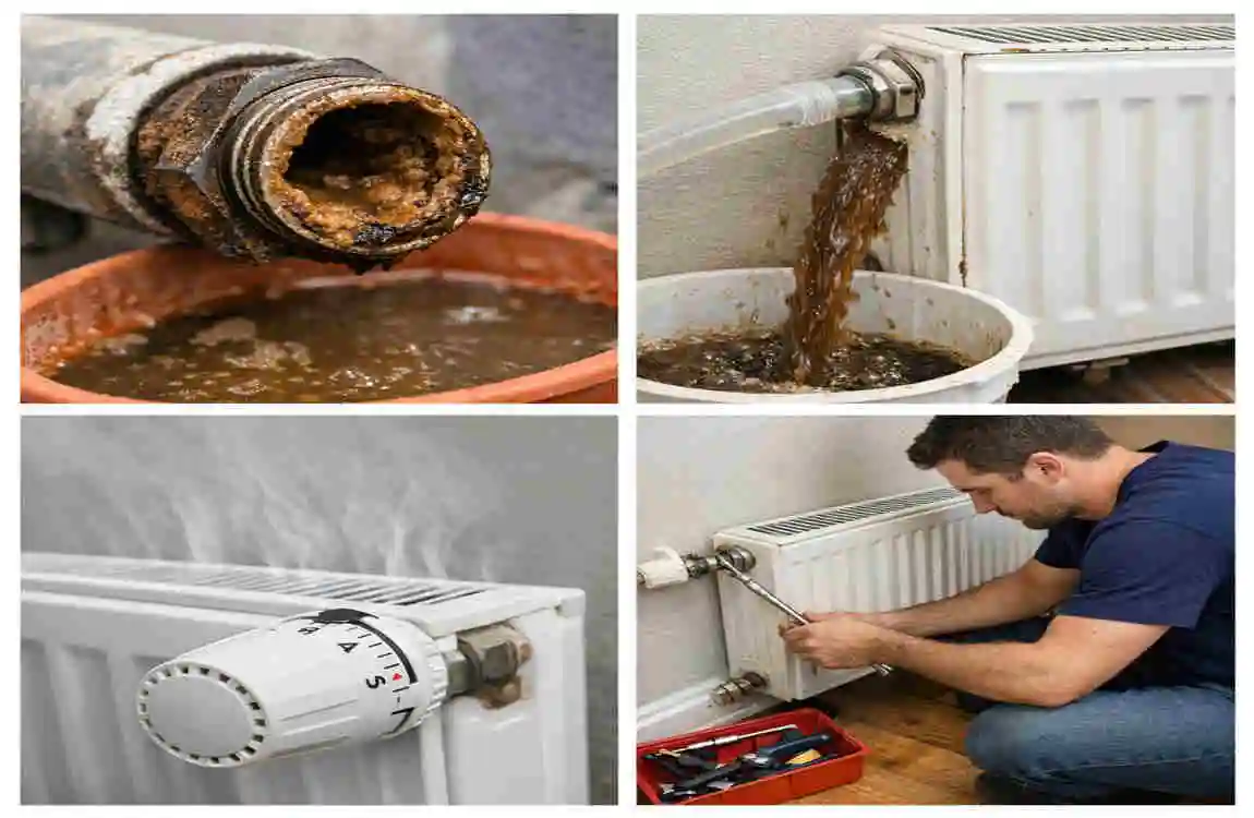 How to Flush a House Radiator with a Garden Hose