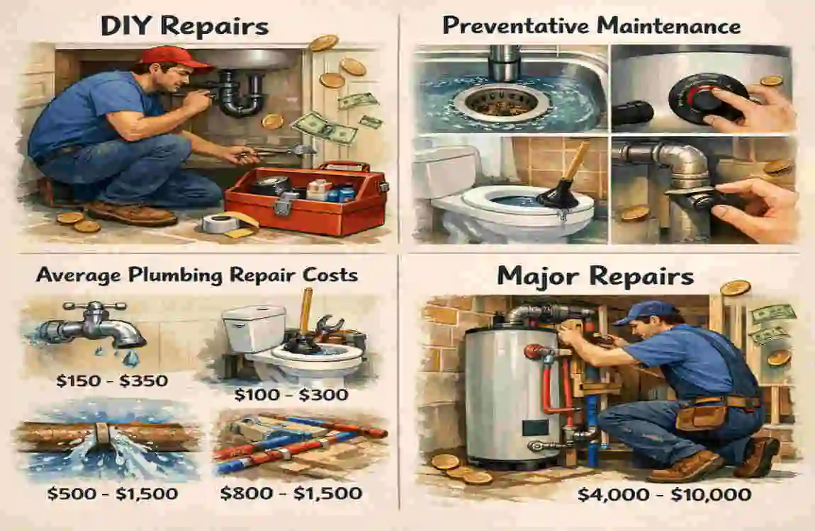 How Much Does It Cost to Fix Plumbing in a House