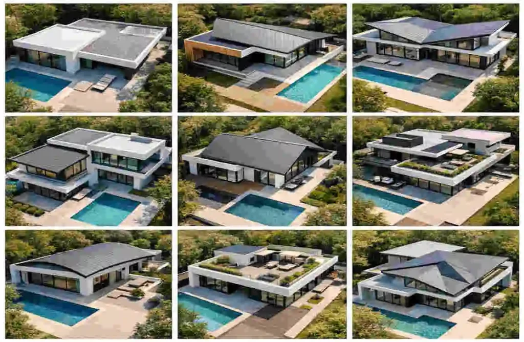 Simple second floor roof design