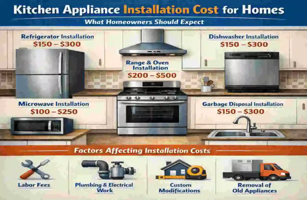 Kitchen Appliance Installation Cost for Homes