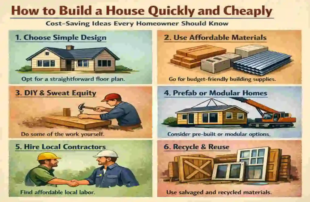How to Build a House Quickly and Cheaply