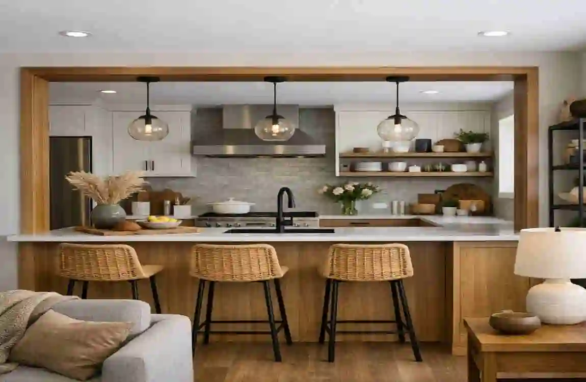 Semi-Open Kitchen Design