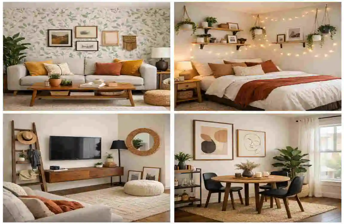 how to decorate a rented house