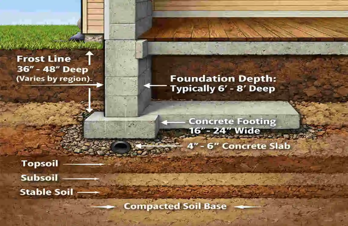 How Deep Should a House Foundation