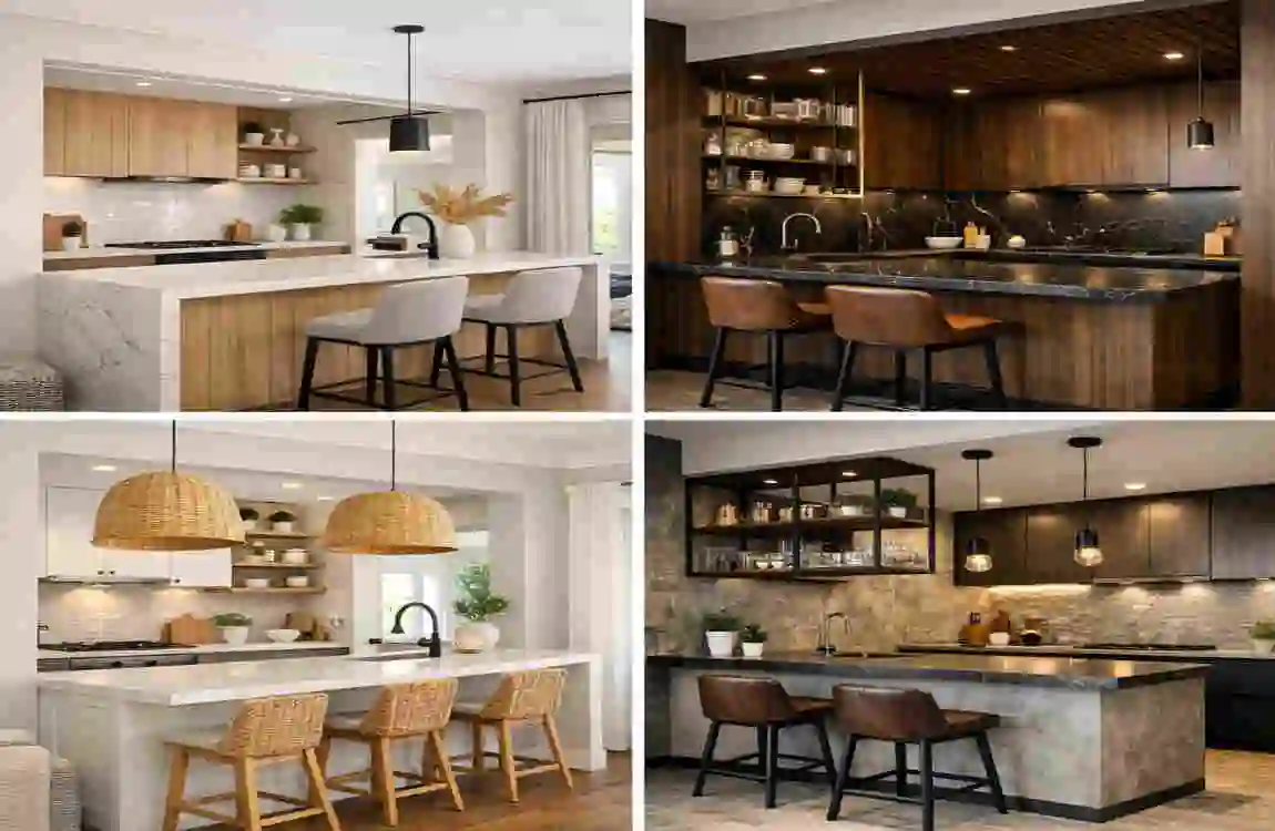 Semi-Open Kitchen Design