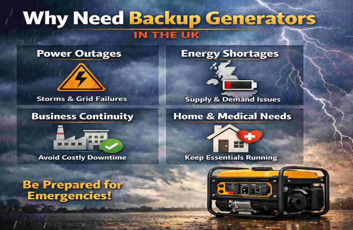 How to Use a Generator to Power Your House in the UK: