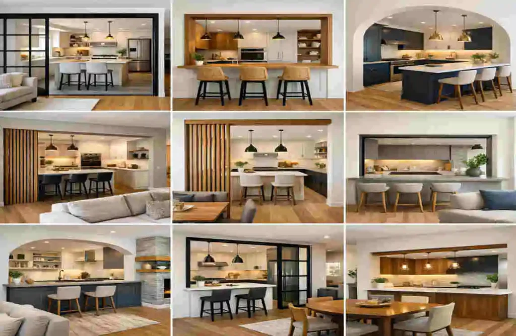 Semi-Open Kitchen Design