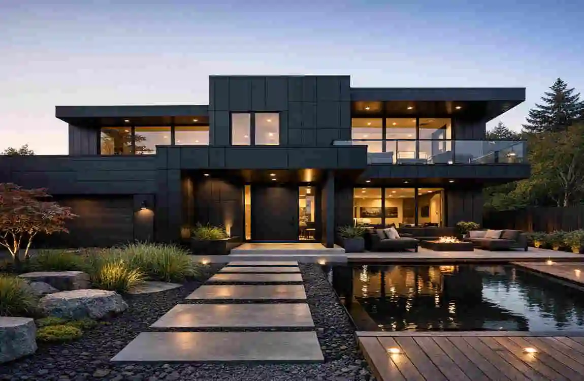 Modern Black Home?